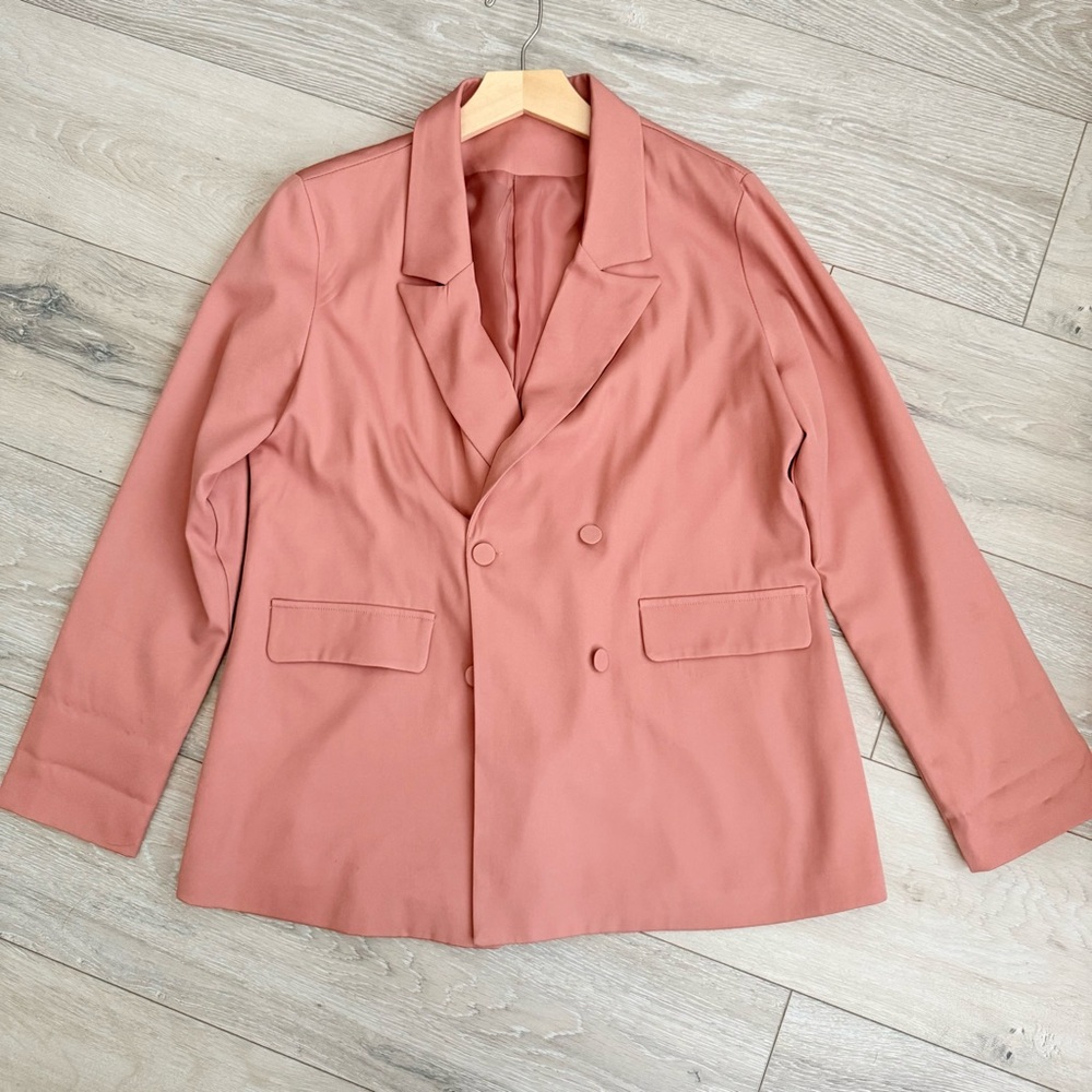 SHEIN Blazer in Soft Pink size L